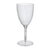 Flatvaruuppsättningar uppsättning av 8 210 ml champagne flöjter röda vinglas Premium plastglas 101A