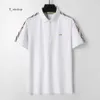 Designer classico Summer Men Shirts Brand Polo Shirt Business Casual Tee England Shirts Man Tops Asian Times M-XXXL 977