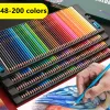 Crayons 48/72/120/150/200 COURTES DE COULEUR HUILE PROFESSIONNEL