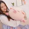 40-100 cm dessin animé Fat Pig Plush Toy Lovely Animal Animal Big Doll Formed pour garçons Girls Birthday Gifts 240319