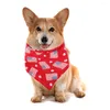 Vestuário para cães pet saliva toalha gato bandana bibs quadrado cachecol triangulo colarinho de colarinho de colarinho ajustável para