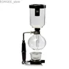 Caffettiere Coffee Tabletop System Coffee Pot/Brand Siphon Coffee Pot/Brewing Coffee Pot/Teapot Glass Coffee Tool Siphon (Sifon) (Burner alcolico) Y240403