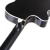 Gitarre dünne Body Gitarre Akustische E -Gitarre 6 Saiten 40 -Zoll -Akustikgitarre Full Basswood Black Folk Gitarre mit EQ