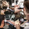 Trimmer Professional Hair Clipper Titanium Ceramic Blade Haar Trimmer LCD Display Strong Power Salon Barber Hair Cutting Hine voor mannen