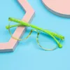 Lunettes de soleil Portables Anti-Blue Light Kids Lunets Améliorables Silicone Enfants garçons Girl Oeil Protection des yeux E Eaporat Ultra Frame