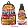 Yoga -tassen 3D -rugzakken Red Geurbestendig Laptop Shoder Schoolbag Backwood Print Bag Outdoor ShoderBags Boys Knapsack Green Drop Delivery Otyq1