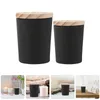 Candle Holders 4 Pcs Glass Tealight Holder Votives For Lights Candles Wood DIY Containers