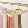 New Plastic Tie Belt Scarf Organizer Closet Wardrobe Space Saver Hanger for Men Women Clothing with Metal Hook Belt Storage