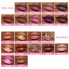 Ensemble Veet Matte Liquid Liquid Liquid Liquid Imperproof Nude Lip Bloss Long Sexy Sexy Women Tint Tint Mud Cosmetics Kit