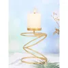 Candle Holders Luxury Style Metal Simple Golden Wedding Decoration Bar Party Living Room Decor Home High Appearance Level