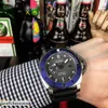 Zegarek designerski zegarki dla męskiego mechanicznego automatycznego ruchu Sapphire Mirror 47 mm gumowy opaska zegarkowa Sport Qkqr Weng