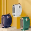 Ventiladores mini calentadores eléctricos para oficina en casa 500W calentador eléctrico instantáneo estufa de calor mini calentador de ventilador calentadoras 3 colores