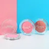 1 PC Sweet Peach Pink Blush Pallete Face Mineral Pigment Cheek Blusher Powder Makeup Professional Contour Shadow 2022 New Korean