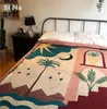 Filtar Creative Sea Moon Leaves Plant Woven Throw Filt Wall Carpet Tapestry With Tassel Home Decro Soffa Cover Picnic