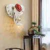 ウォールランプモダンなsconceライト照明器具象の形状樹脂樹脂の置物屋内屋外のキッチンベッドルームの装飾