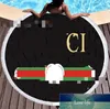 Light Lux round Beach Towel Microfiber Digital Printing rounds Mat Tide Brand Personalized Patterns Bath Towels with Tassel