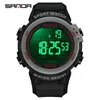 Armbanduhr Sanda Fashion G Style Armbanduhr für Männer Militär Sport wasserdichte Stoppuhr Luminous LED Digital Electron Watch Relojes