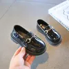 Girl Fashion British Style Flats обувь детей повседневная кожаная обува