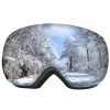 Eyewear Robesbon Ski Goggles dubbellager Antifog UV400 Icke -porous lins Revo Coating Män Kvinnor Snö Eginar utomhussportskidåkning