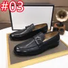 40Style Trend Sequins Chaussures pour hommes Crocodile de luxe Matter de motif concepteurs haut de gamme Chaussures de conduite en cuir authentiques Chaussures de fête
