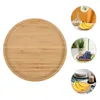 Placas Bamboo Pastely Snack Platter Serving Bandeja Dinner Storage Breakfast Salad Prishes Fruit Cheese Board