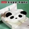 BASS 2024 Nuovo Kinbor Kawaii Plush Panda Borsa per maglia di grande capacità di grande capacità Studenti Box di cartoleria ad alta bellezza per regalo