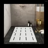 Bath Mats Bathroom Anti Slip Mat Shower Fall Floor Plastic Rectangle Carpet Toilet Round Hollow Waterproof Rugs Blue