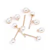 Charmes 50pcs / lot perles blanches Décoration Géométrie Rounds / Stick Shape Alloy Verket Floating Charms DIY BIJOTS DE BIENDE PENDANT PENDANT