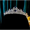 Hair Clips Elegant Crown Women Accessory Bridal Headbands Engagement Headpiece Dress Zircon Tiaras High Quality Crowns FO73