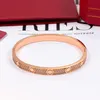 Designer Armband High Edition for Womenand Men Fashion Luxury Jewelry Armband Armband Rose Gold Silver Titanium Steel Diamond Armband Male Nail Armband 16.19