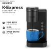 Koffiezetapparaten Keurig K-express Essentials enkele service K-Cup Pod Black Coffee Machey Y2404036ZBF