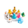 Gros-toilet en gros, enfants, jouet de bain jouet canards en caoutchouc flottants serrer son joli canard charmant pour baby shower 20 / 36/50 / styles aléatoires LT892