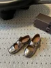 Scarpe casual 3.27 Klasonbell Runway Ballet Flats Criss-Cross Buckle Women comodo Pompe in pelle vera e propria