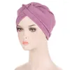 Ethnic Clothing Underscarf Women Plain Hijab Hat Muslim Beanies Turban Bonnet Hair Loss Cover Headscarf Wrap Chemo Cap Skullies