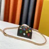 23SS górna torba na ramię x yk petit sac plat mini yayoi kusama damskie projektanci luksurys luksurys Paint Dots Cross Body Corget Socal Plat Plator Han