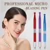 Maskin 10st Tattoo Manual Pen Permanent Makeup Eyebrow Caneta Tebori Microblading Pen for 3D Embroidered Pen Hine