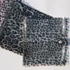 ノートブックYiwi Leopard Print Pocketsフォトアルバムカードホルダー3インチフォトカード透明スクラップブック写真収集書KPOPカードバインダー