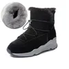 Wanderschuhe 2024 Damen Wlaking High-Top-Schneestiefel Outdoor-Sport Baumwoll-Sneaker für Frauen Junges Mädchen Größe EU35-39