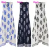 Zanzea 2023 Bohemian Print Dress Summer Sundress Fashion Sexig V Neck ärmlös Maxi Vestidos Kvinnlig blommig Robe Femme 240320