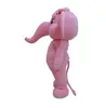 2024 Pink Elephant Character Mascot Costume Halloween Christmas Fancy Party Carcher Character Outfit Suit vuxna kvinnor män klär karneval unisex vuxna