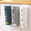 Kitchen Storage Home Wall Mount Garbage Rubbish Bag Drawing Box Organizer Container For Toilet Cleaning Diaper Disposal Large
