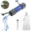 Purifiers buitenwater filtersysteem waterfilter rietje met drinkzak voor noodpreparaatcamping reizen