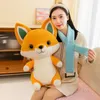 Nuevo lindo plush fox fox muñeca peluche muñeca muñeca decoración de almohadas de muñecas para regalos de cumpleaños