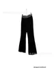 Diseñador Nanyou High End Women's l * E otoño nuevo cinta elástica versátil con cintura alta pantalones de mezclilla b3tx