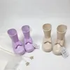 Янвановый стиль Bowknot Children Rain Shoes Girl School Girl Девака детские детские сапоги против SLIP Rain Boots Дети водяные туфли So115 240318