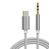 USB C till 3,5 mm Jack Aux Cable DAC Type-C Audio Cabel för bilhögtalar hörlurar Auxiliary Adapter för Huawei Sumsang Xiaomi Vivo