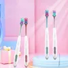 Brosse à dents macaron million brosse à dents adulte nano-nano pour le nettoyage en profondeur et la routine de soins bucco-dent