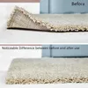 Mattor 16 Pieces Non-Slip Rug Pad Carpet Non Slip Black For Area Rugs återanvändbara tejphörn Grippare Hårtvirolv