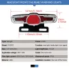 Lichter eBike vordere und hintere Licht 1272V mit DK336 Switch QD139 Frontlight D05DC -Rücklicht für Warnleuchte Blinker und Horn