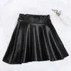 Urban Sexy Dresses Women Vaux Leather Varts High Weist Mini Mini Short Skirt Multipurpose for Skater Work Nightclub 2443